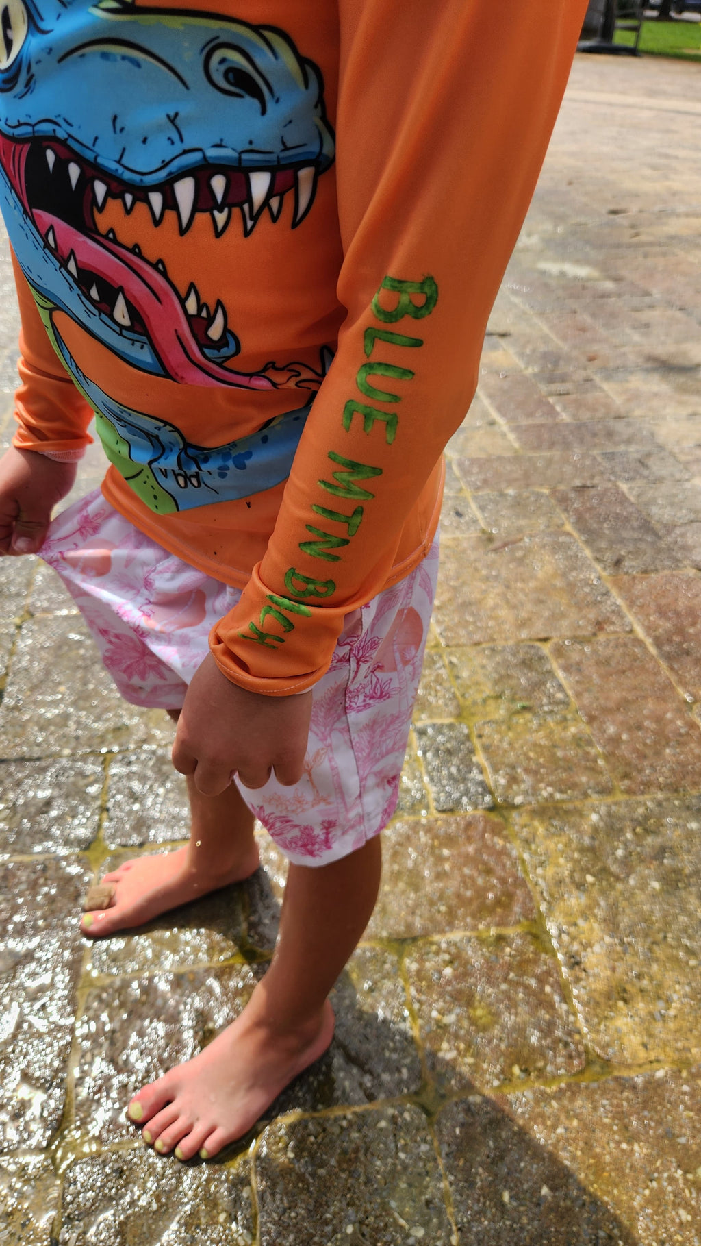 Dinosaur Kids Rash Guard