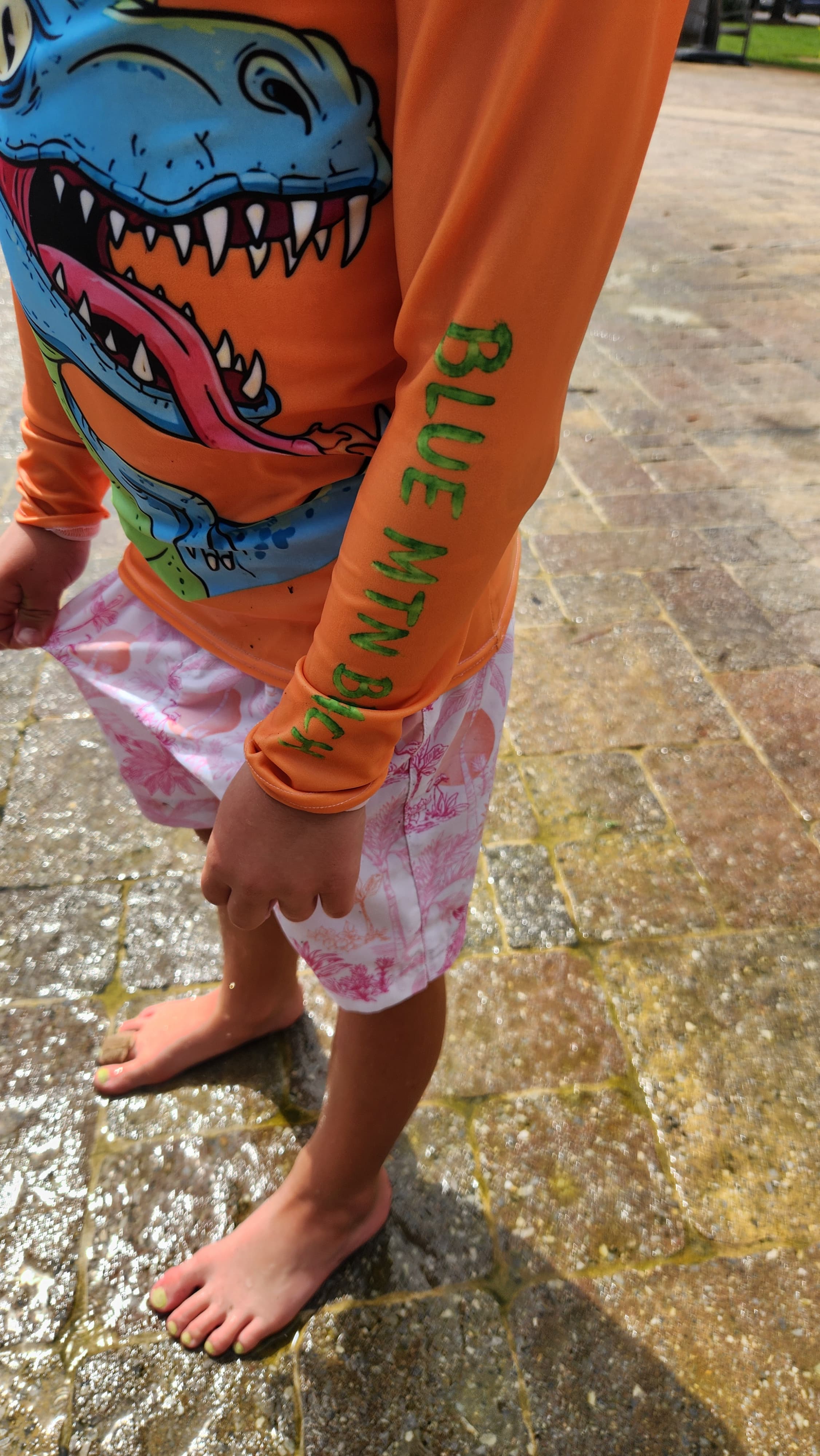 Dinosaur Kids Rash Guard