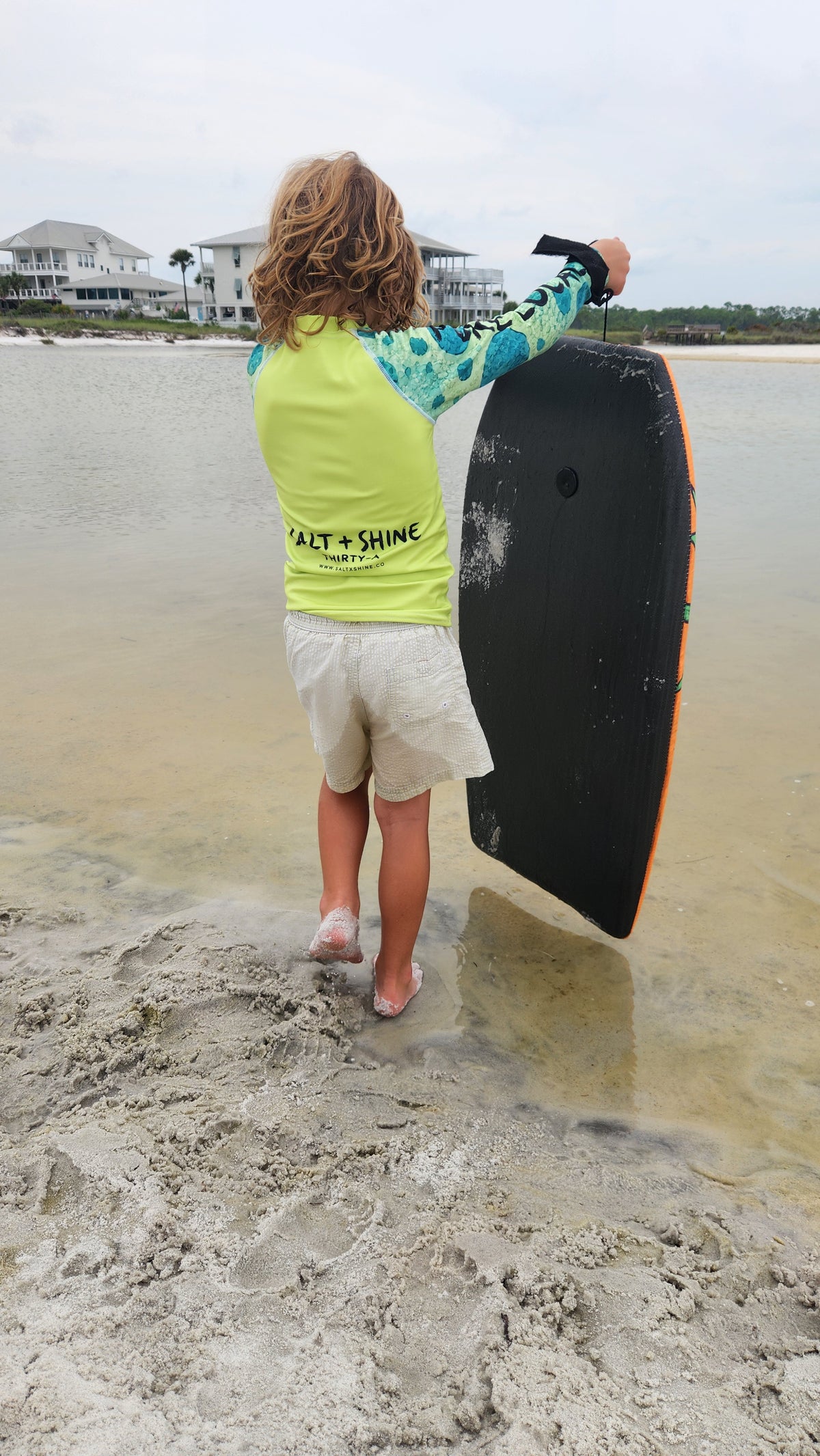 Surfer Dinosaur Kids Rash Guard