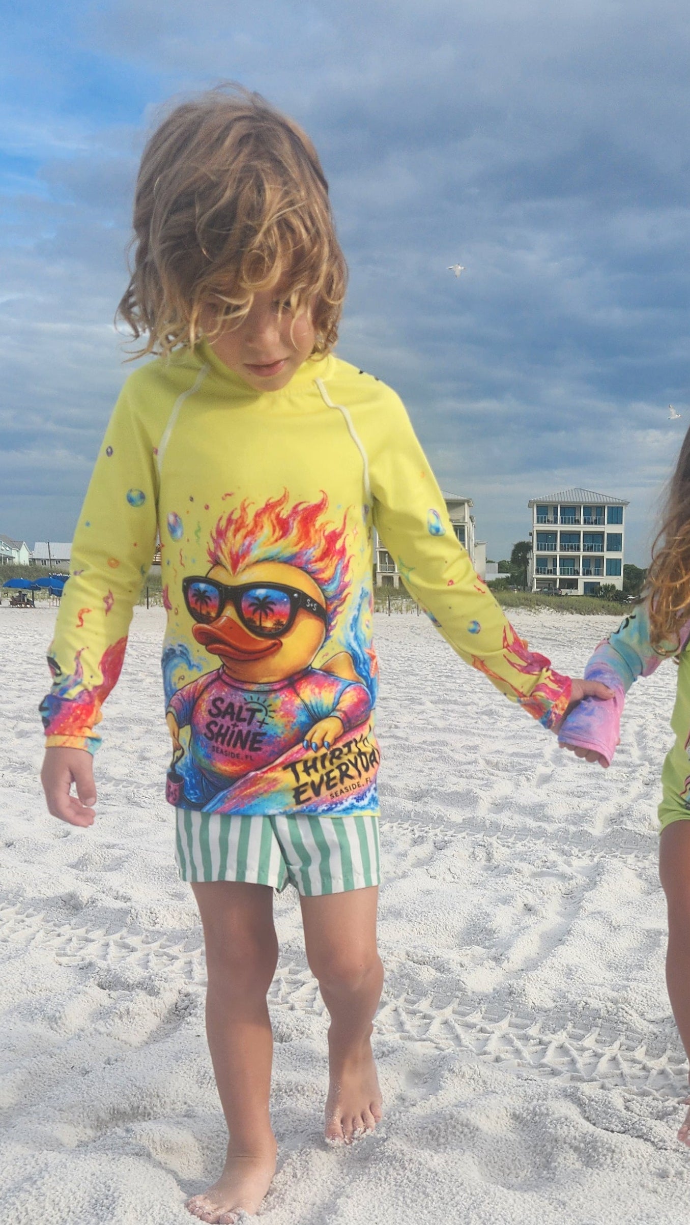 Duck Around Youth Rash Guard