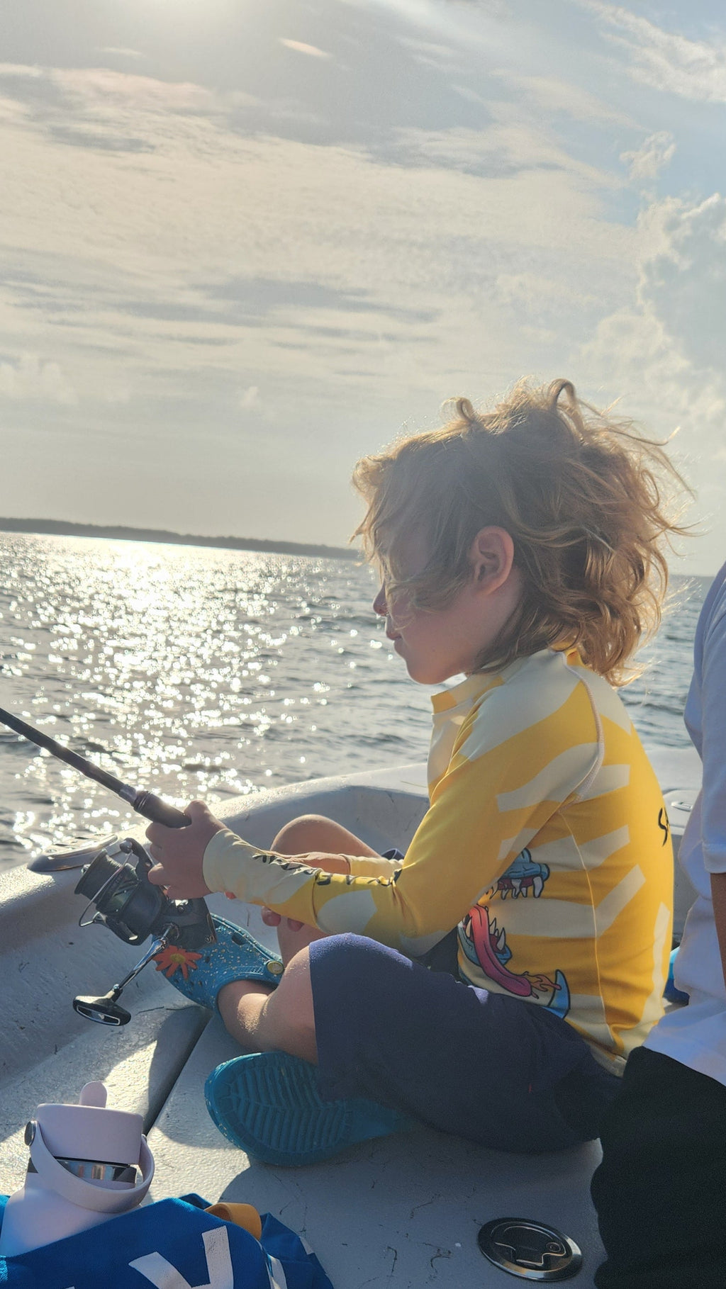 Early Rising T-Rex Kids Rash Guard
