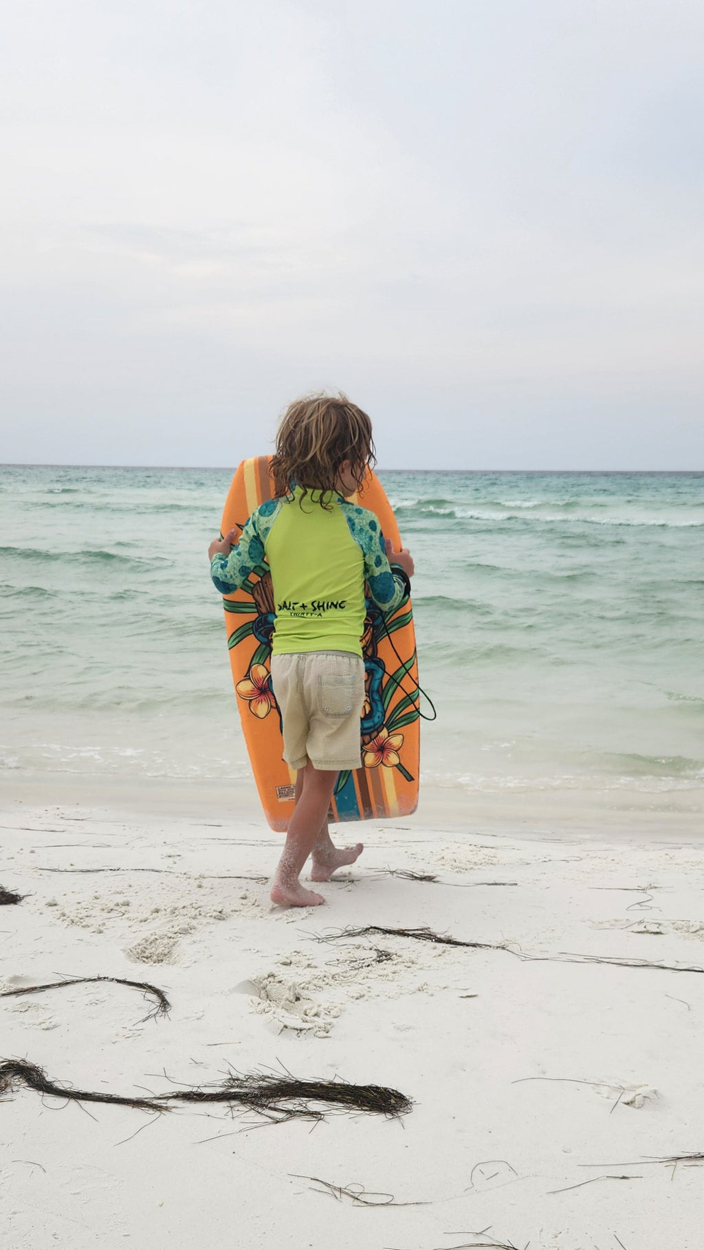 Surfer Dinosaur Kids Rash Guard